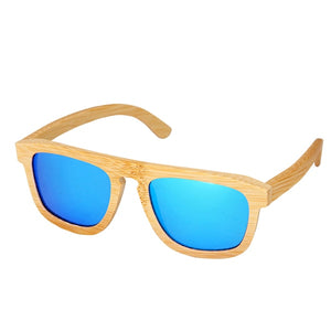 Bamboo frame Vintage  Polarized sunglasses