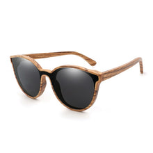 Load image into Gallery viewer, Zebra Wooden sunglasses