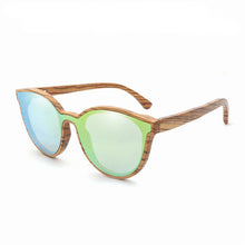 Load image into Gallery viewer, Zebra Wooden sunglasses