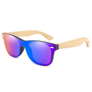 Bamboo Wood Frame Sunglasses