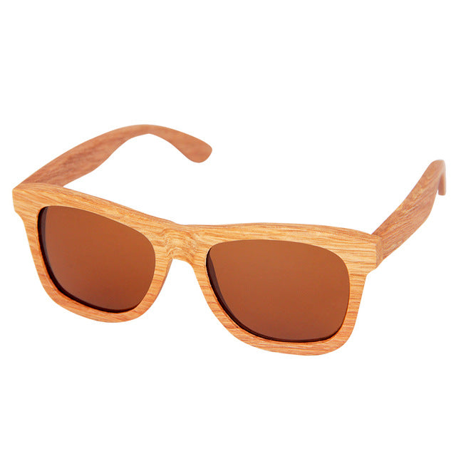 Vintage wood luxury Polarized sunglasses